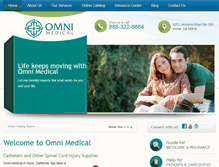 Tablet Screenshot of myomnimedical.com